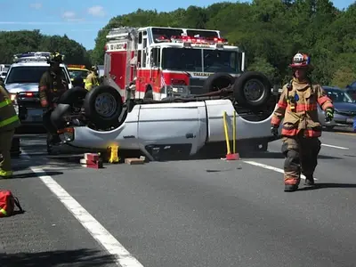 Photo 1 of 5 from Vehicle Rollover Nys Thruway 2010