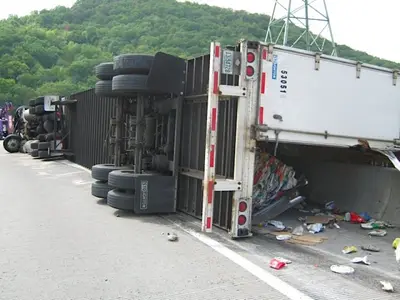 Photo 4 of 5 from Truck Rollover Nys Thruway 2010