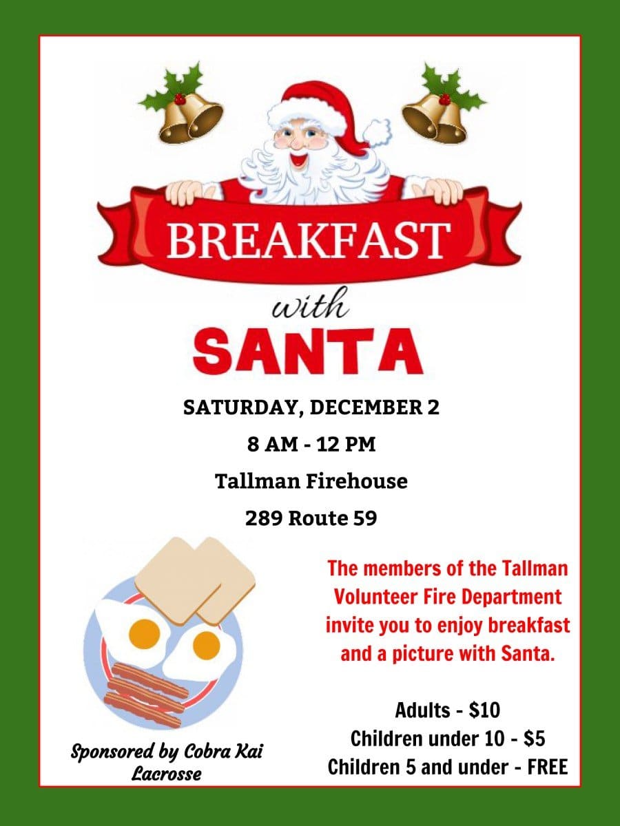 Breakfast with Santa — Save the Date