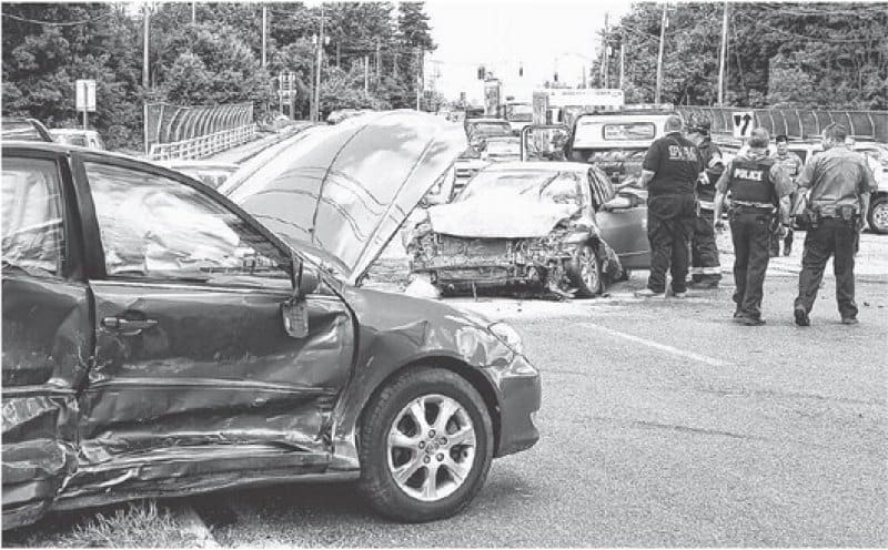 Tallman FD Responds to Multi Vehicle Accident