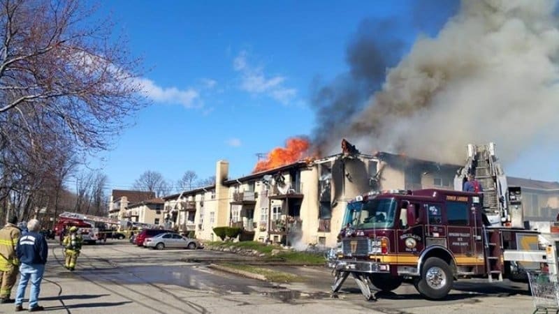 Tallman Responds to Spring Valley Apartment Fire
