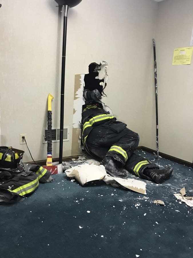 Tallman Trains on Wall Breach